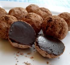 Chocolate Truffles with Violet Balsamic