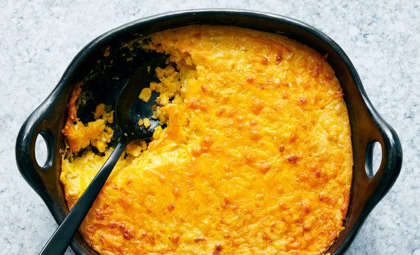 Corn Casserole with Butter Olive Oil
